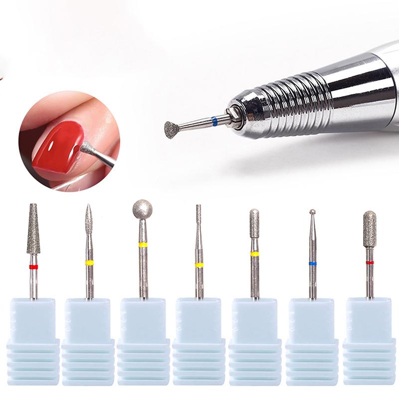 6Pcs Carbide Tungsten Nail Drill Bit Milling Cutter For Manicure Machine Electric Drill Bit Machine For Nail Tools Accessories
