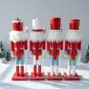 Christmas Nutcrackers Figures,Handmade Wooden Soldier Christmas Decorations Traditional Nutcrackers Decorations Gift