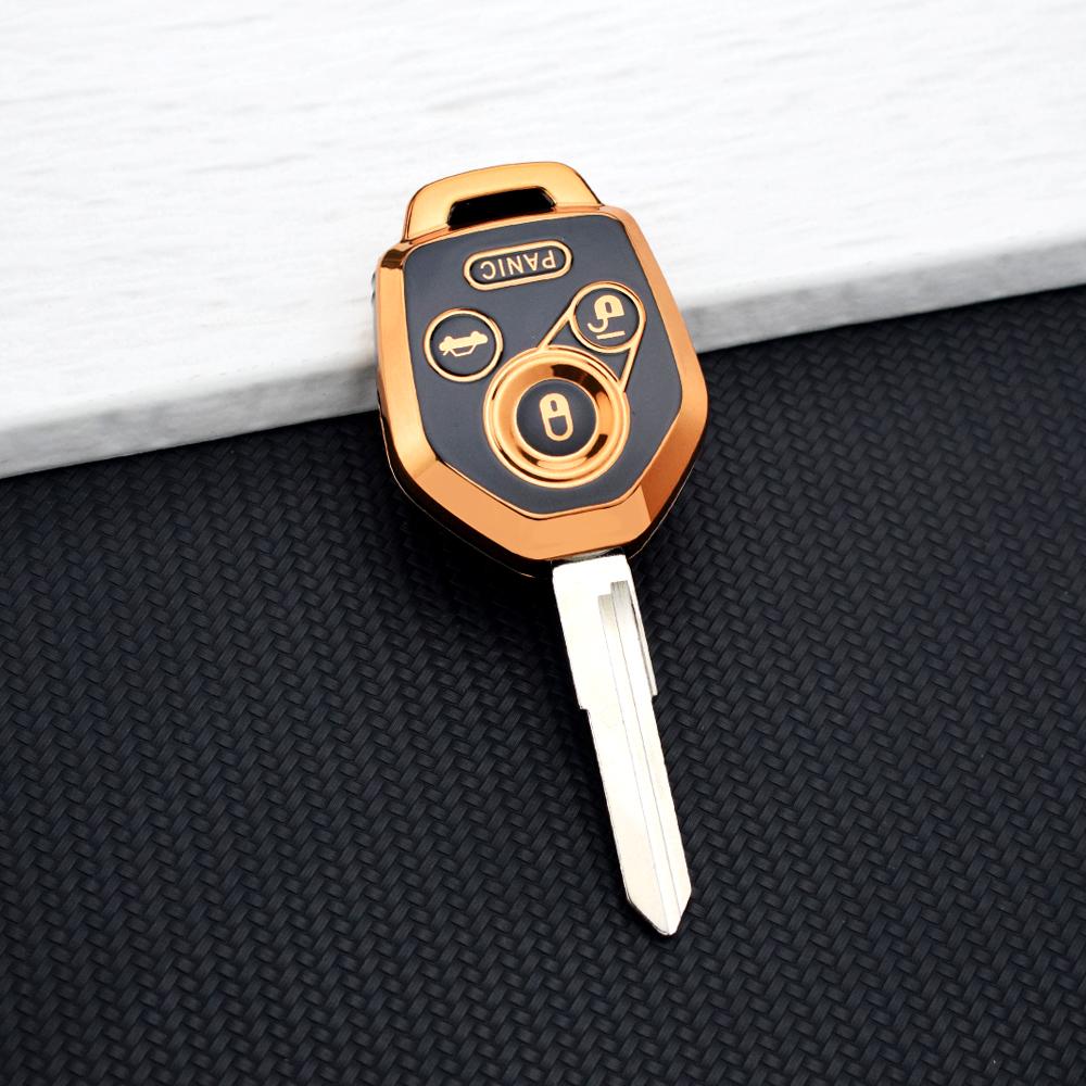 

Soft TPU Car Remote Key Cover Fit for Subaru Legacy Tribeca Impreza Forester Xv Soft Shell Fob Protect For Car Keys Keychain