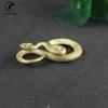 Brass Zodiac Snake Desk Ornaments Creative Animal Decorations Figurines Vintage Copper Cobra Tea Pet