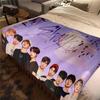 Stray Kids Blanket Soft Sofa Cover Kpop Singer Throw Blanket Flannel Blanket Lightweight Warm Bed Blankets for Bedroom Couch