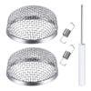 Universal RVs Vent Insect Screen Cover Make Of Heavy Duty Stainless Steel For Long Lasting Protection Easy Installation