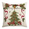Christmas Digital Printed Christmas Tree Classic Red and Black Plaid Christmas Style Home Sofa Decoration Cushion Cushion