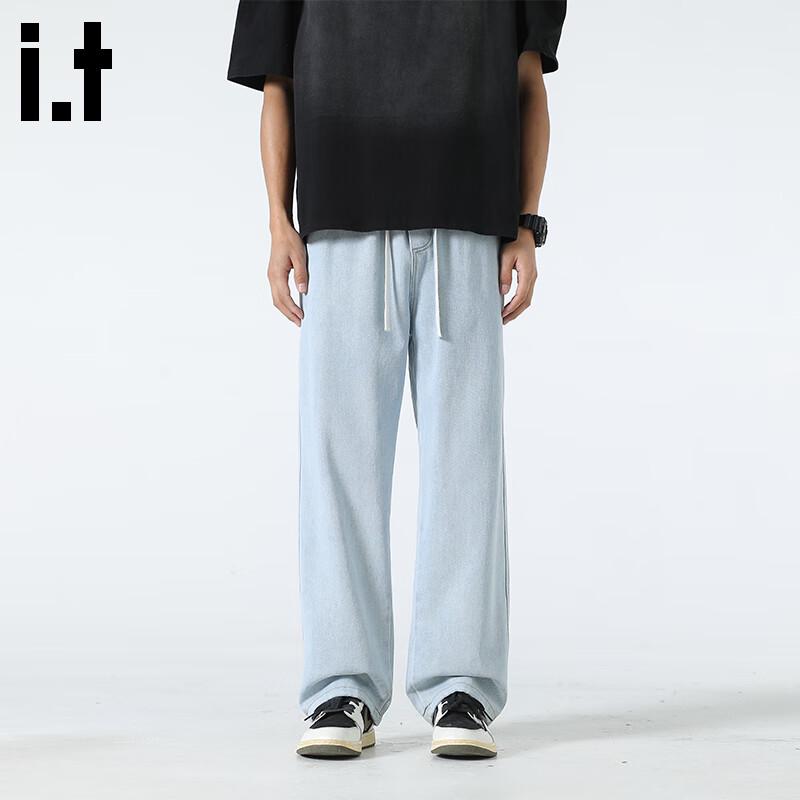 

Fingercroxx IT Мужские Прочные Повседневные Джинсы Свободного Прямого Кроя 4XL