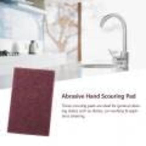 Zerodis Ganko Tawashi (Scrubbing Brush), Sponge Set of 5, Multi-Purpose Cleaning Brush for Burnt Food Removal, Commercial Kitchen Use, Griddles, Fryin