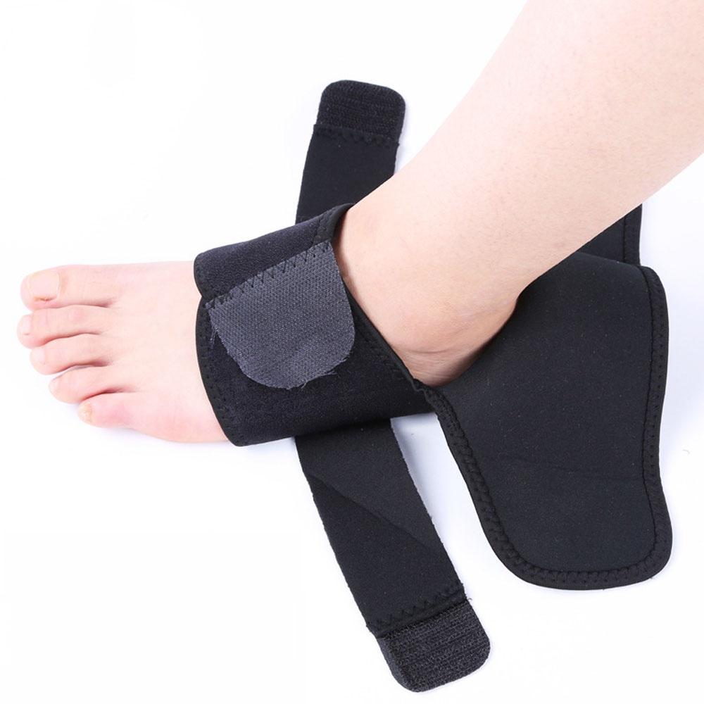1Pcs Ankle Brace Compression Sleeve Adjustable, Breathable Elastic Arch Support for Unisex Sport