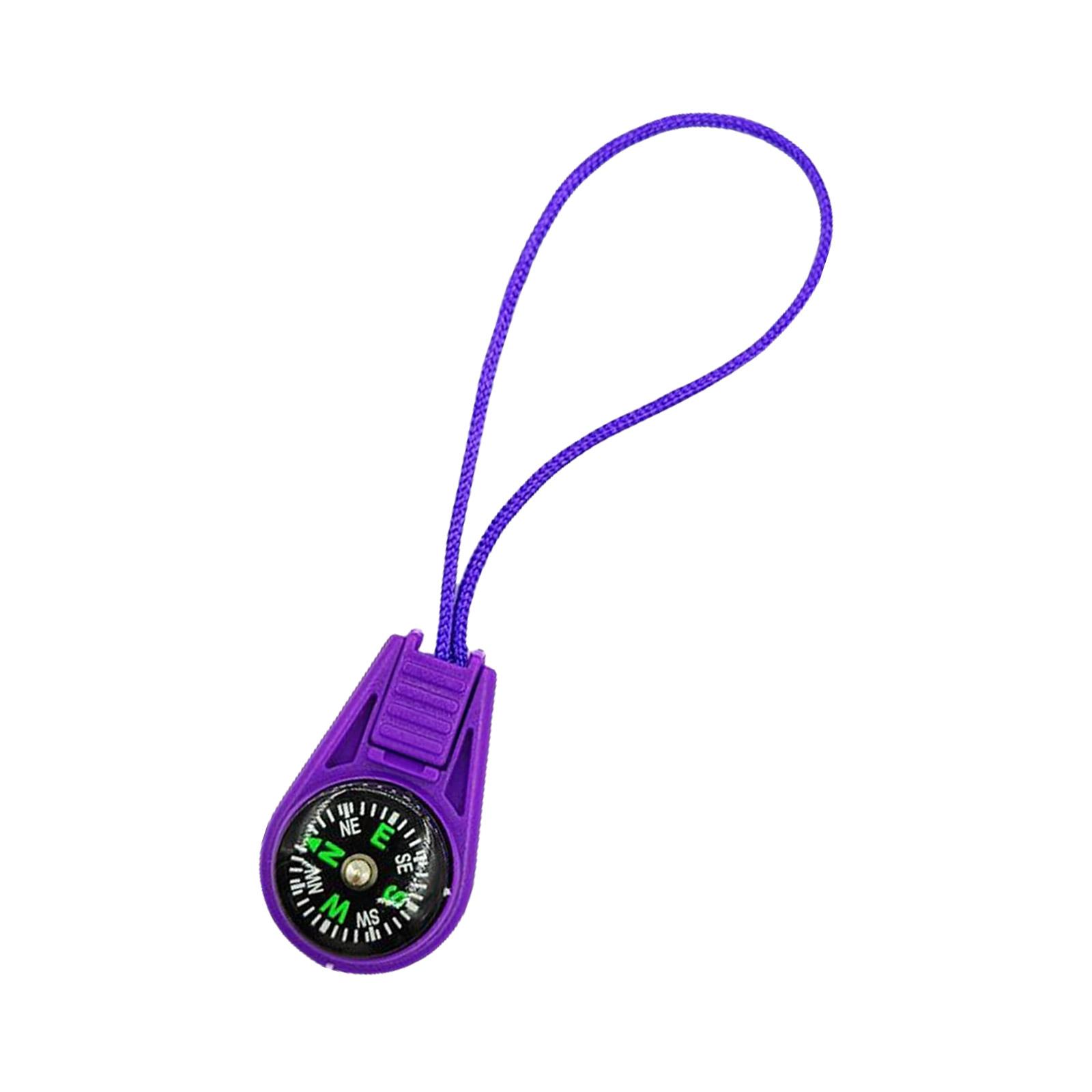 

Портативный компас Landyard для альпинизма, указательный компас для навигации на открытом воздухе, для кемпинга, пешего туризма, карманный компас, прочный фиолетовый