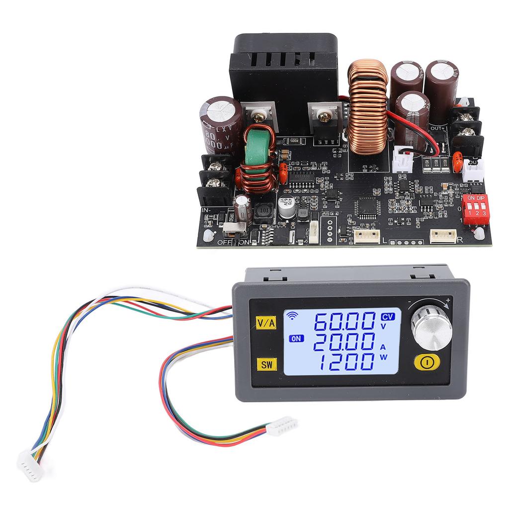 XY6020L CNC Einstellbares DC-Spannungsnetzteil 20A 1200W Konstantspannungs-Abwärtsmodul 5V 9V 12V 24V 36V 48V 60V