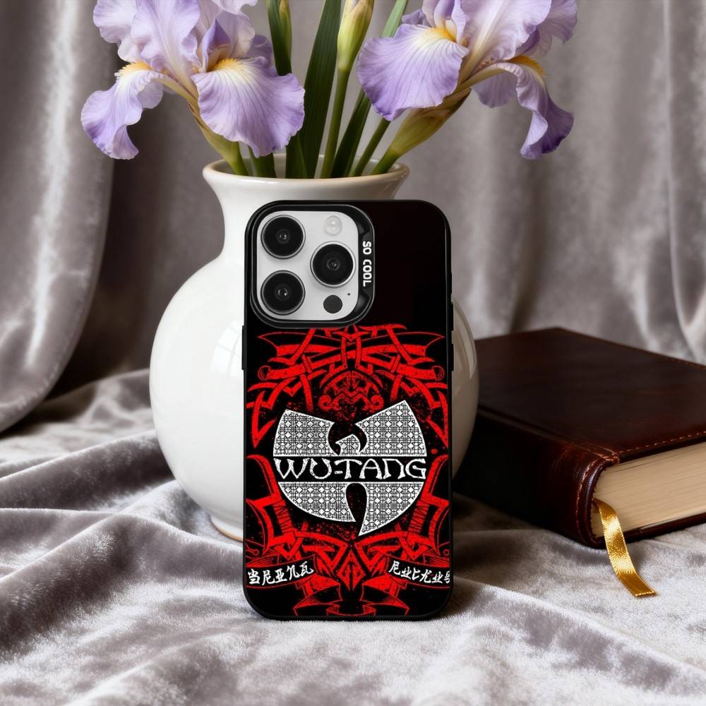 Wu-Tang Wu T-Tang C-Clan Ultra Phone Case For iPhone17,16,15,14,13,12,11 Plus,Pro Max Black Candy Silver Phone Case