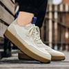 Atmungsaktive Herren-Wanderschuhe Marke Herren Schnürschuhe Vulkanisierte Schuhe Klassische Leder-Flats Herren Tenis Masculino Schuhe