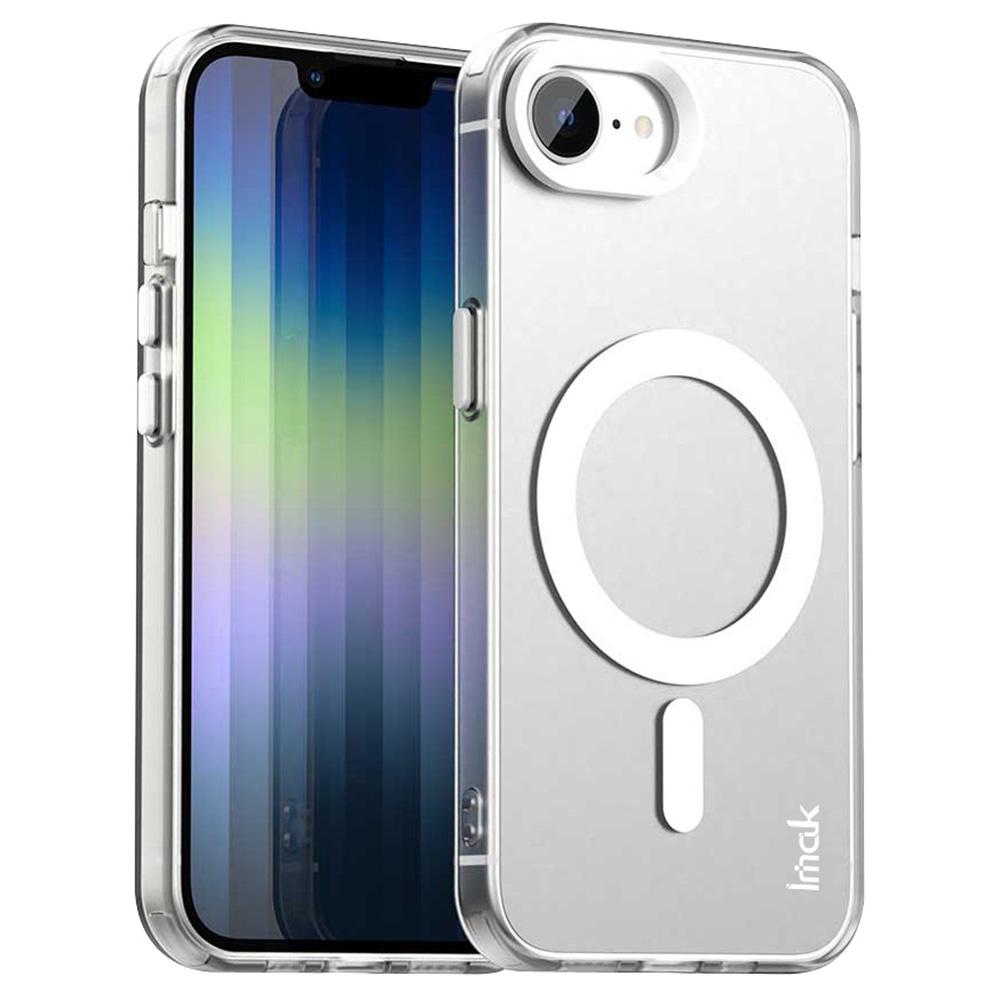 

IMAK For iPhone 16e Case Magnetic Candy Color Anti Drop TPU+PET Back Cover White