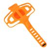 Fahrrad Silikon Handyhalterung Halterung Riemen Fahrrad Motorrad Roller Lenker Handyklemme Orange