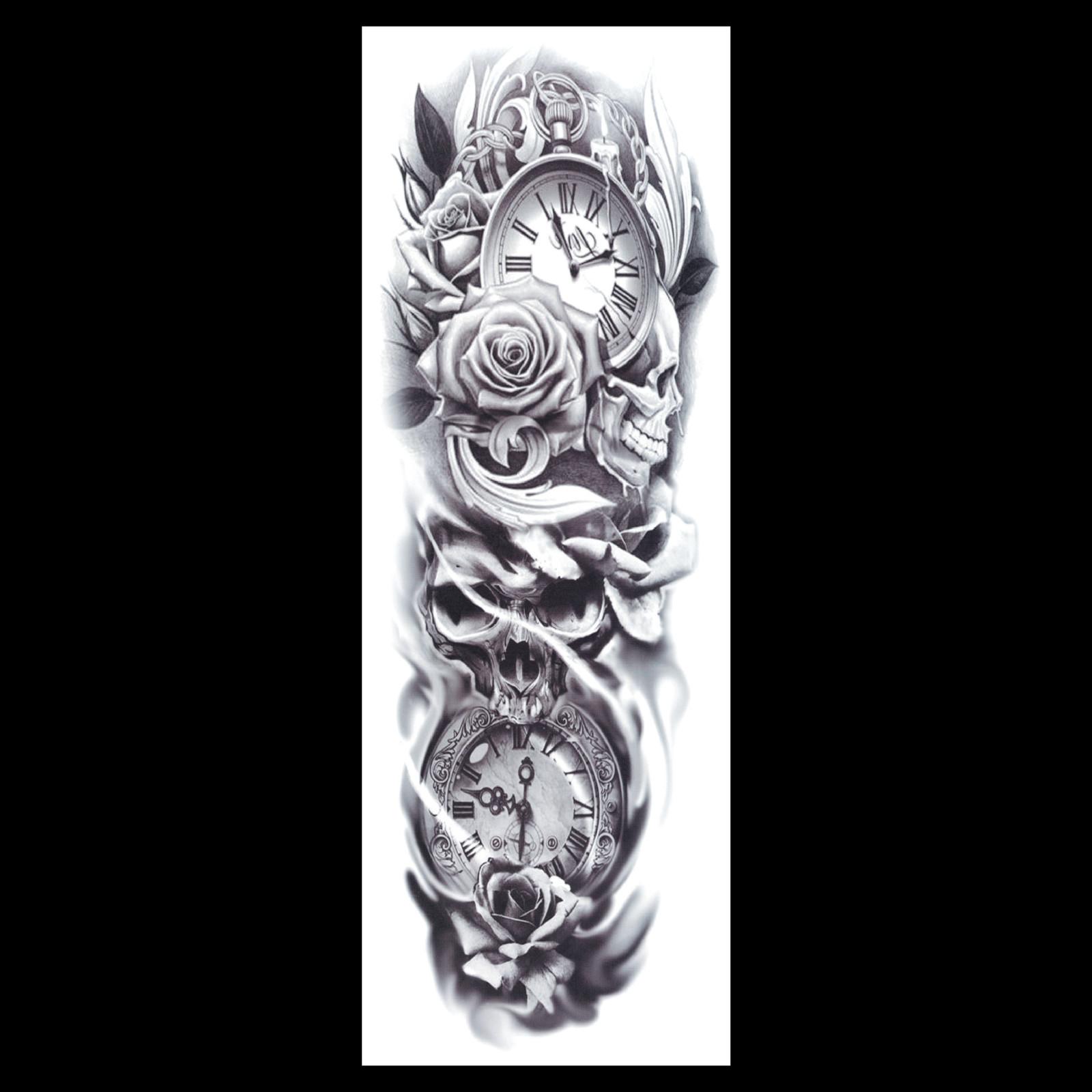 

Мужская рука временная наклейка S поддельная татуировка 3D искусство водонепроницаемый белый