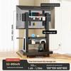 Mobile Tv Stand Pegboard Cart Wheels Compatible Sony Hisense Skyworth Mounts TV Stand Floor Stand for Household Use