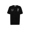 Serie Mona Lisa SS19 Camiseta de Manga Corta y Cuello Redondo para Hombre Tops Negro OMAA027S191850051020