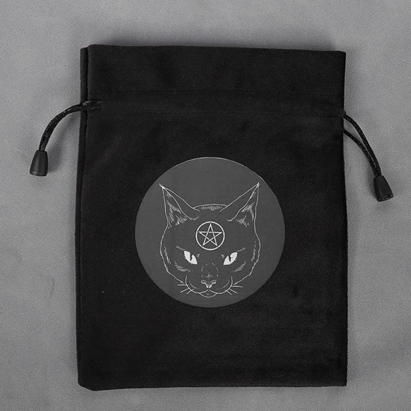 Drawstring Dices Pouch Astrolabes Divinations Tarots Bag Board Game Mini Velvet Jewelry Packaging Storage Pouch Gift Bag