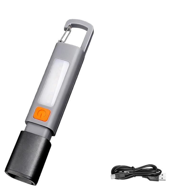 High Strong Power LED Flashlight Tactical Torch USB Rechargeable Zoom Emergency Lights For Outdoor Fishing Work Lighting Lamp