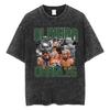 Do Bronx Charles Oliveira Klassische Grafik-T-Shirts Herrenkleidung Mode Gothic Übergroße T-Shirts Sommer Vintage Gewaschenes T-Shirt