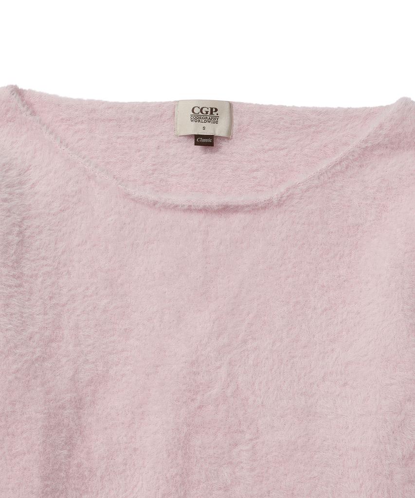 CGP (Women'S) Boat Neck Knit (Muffler Set)_Light Pink
