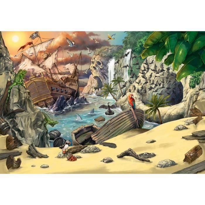 Puzzle escape - ravensburger - aventure des pirates - 368 pièces - dès 9 ans