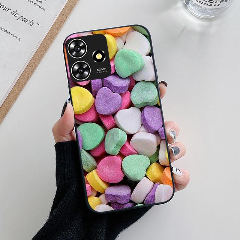 Pre ZTE Blade V50 Dizajnové puzdro Kvetinové maľované silikónové puzdrá Pre ZTE Blade A73 4G / V50 Smart Axon 50 Lite Puzdro TPU kryt Fundas