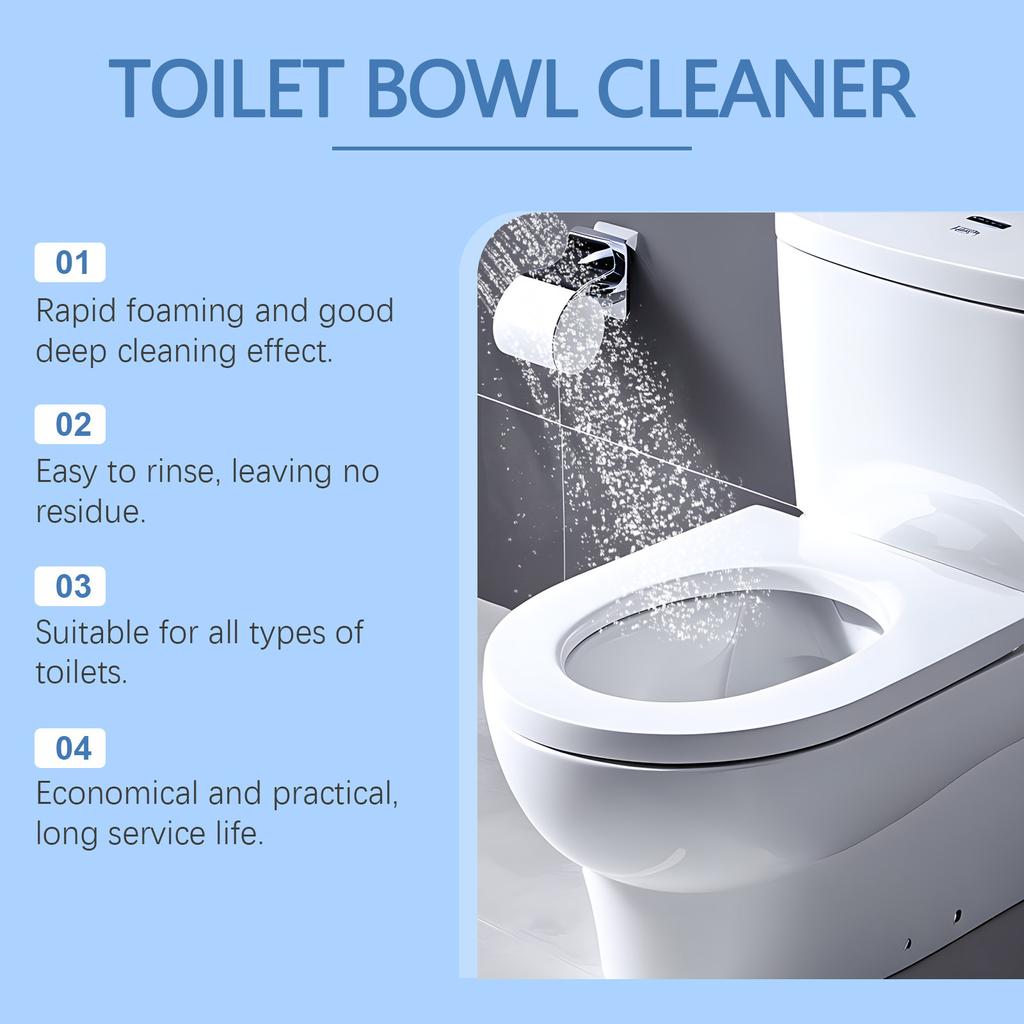 Household Strong Decontamination Toilet Cleaner Stubborn Stains Scale Foam Cleaning Powder