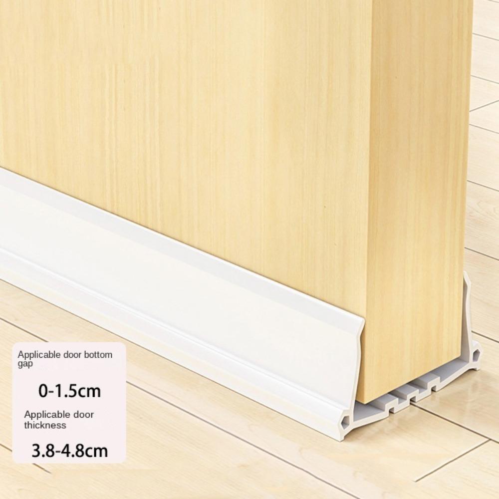 Sound Isolate Bottom Strip 96*5cm PVC Household Weather Gear Long Wear Span Door Seal Indoor Room