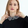 Women Lapel Button Shirt Detachable Fake Collar Shirt White Ruffles Stand False Collar Woman Removable Blouse Nep Kraagie