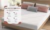 Mattress 140x200, Height 20cm, Ergonomic Cold Foam Mattress, Fabric with Soft Surface, Medium Firmness
