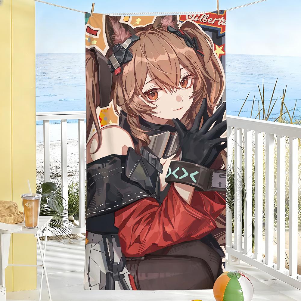 Game Arknights Endfield Gilberta Towel Drying Bath Towel Applicable To Light Swimming Camping Yoga Beach Out