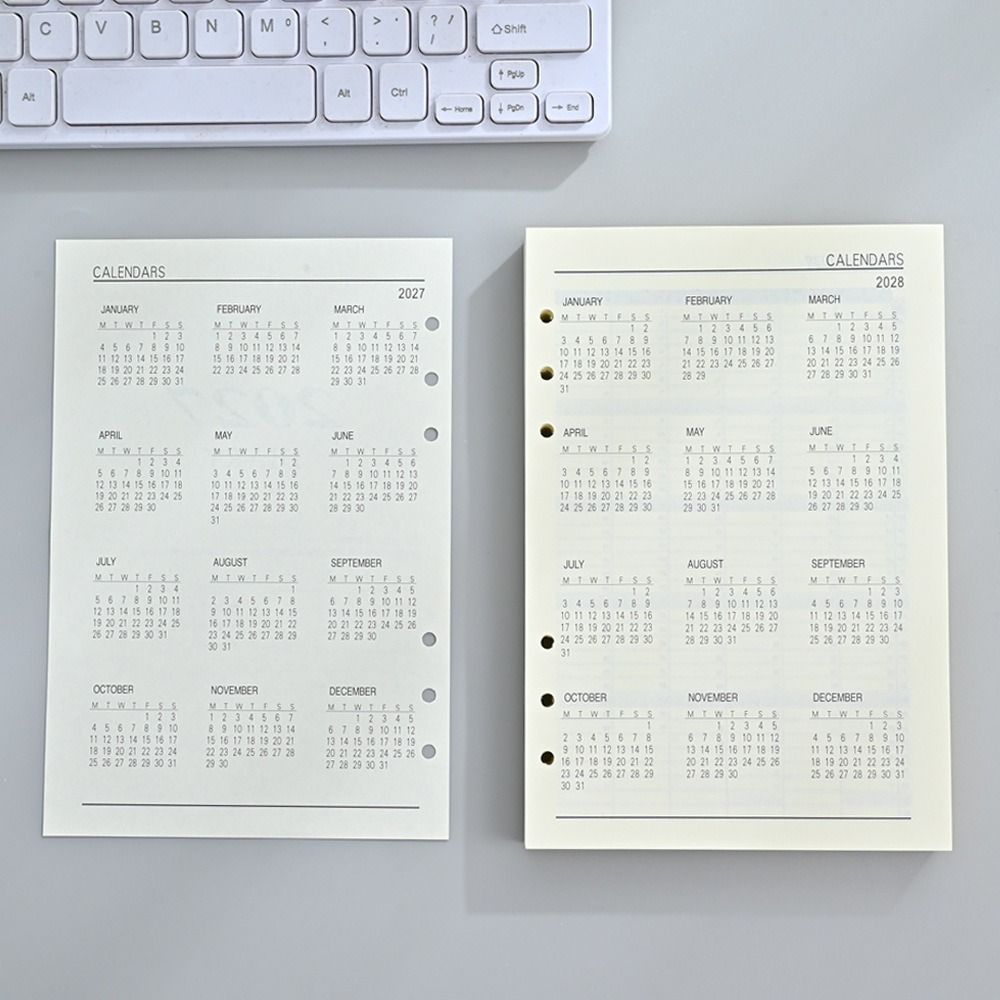 A5 2027 Journal Agenda Plannner Notebook  Monthly Weekly Daily Schedule Organizer