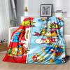 Cute cartoon Super Zings blankets picnic blanket Warm Flannel blankets Soft and comfortable blanket bed linings Birthday Gift