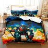 Anime Fashion Mechanical Goldorak Boys Bedroom Bedding Single Twin Full Queen King Size Aldult Duvetcover Anime Bed Sheet Set