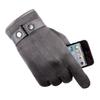 Herren Winter Warme Wildleder PU-Leder Fleecegefüttert Touchscreen Fahrhandschuhe Perfekt für Outdoor-Aktivitäten
