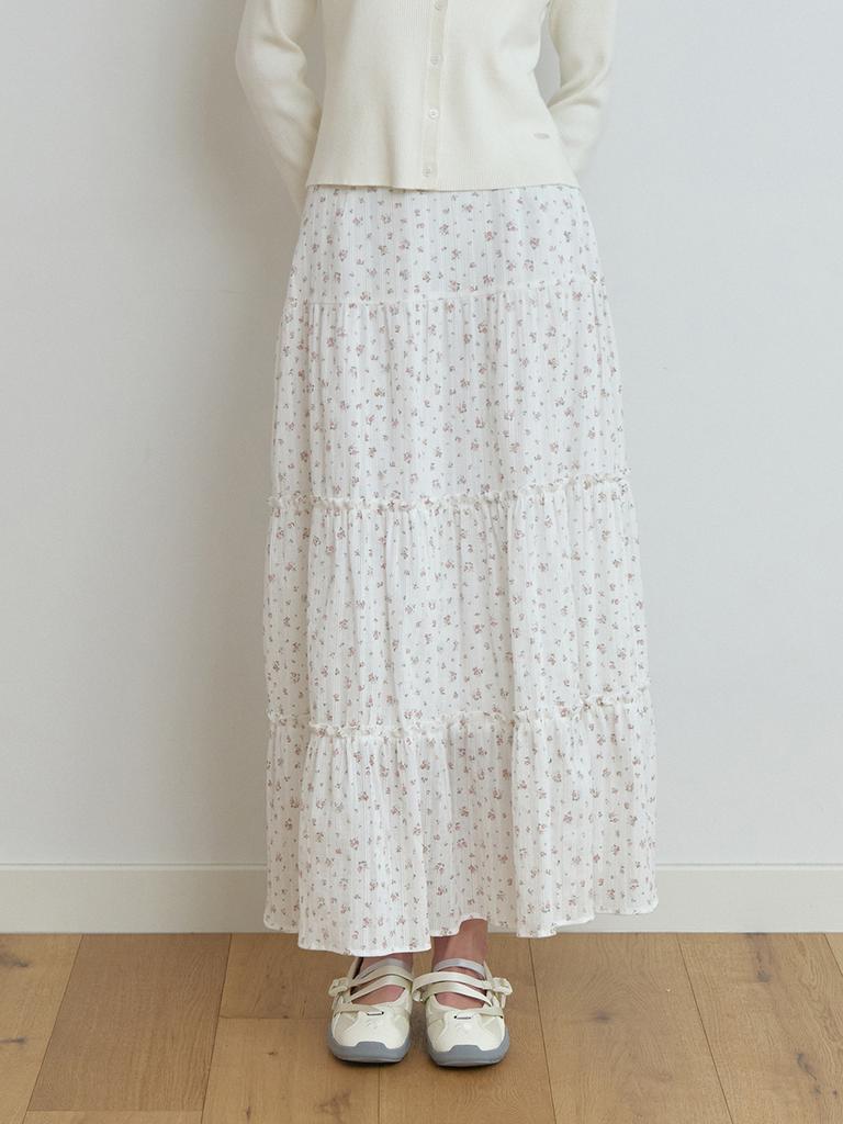 Liel Blow Balm Skirt (Pink Flower)