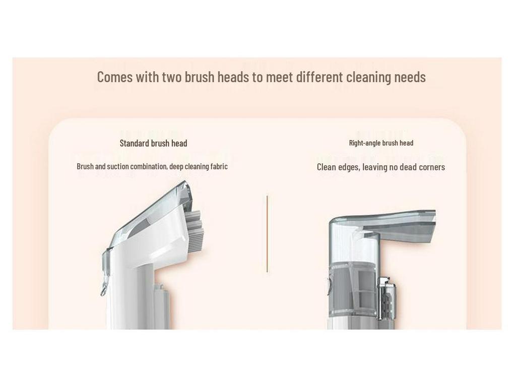 Compact Fabric and Carpet Vacuum Cleaner