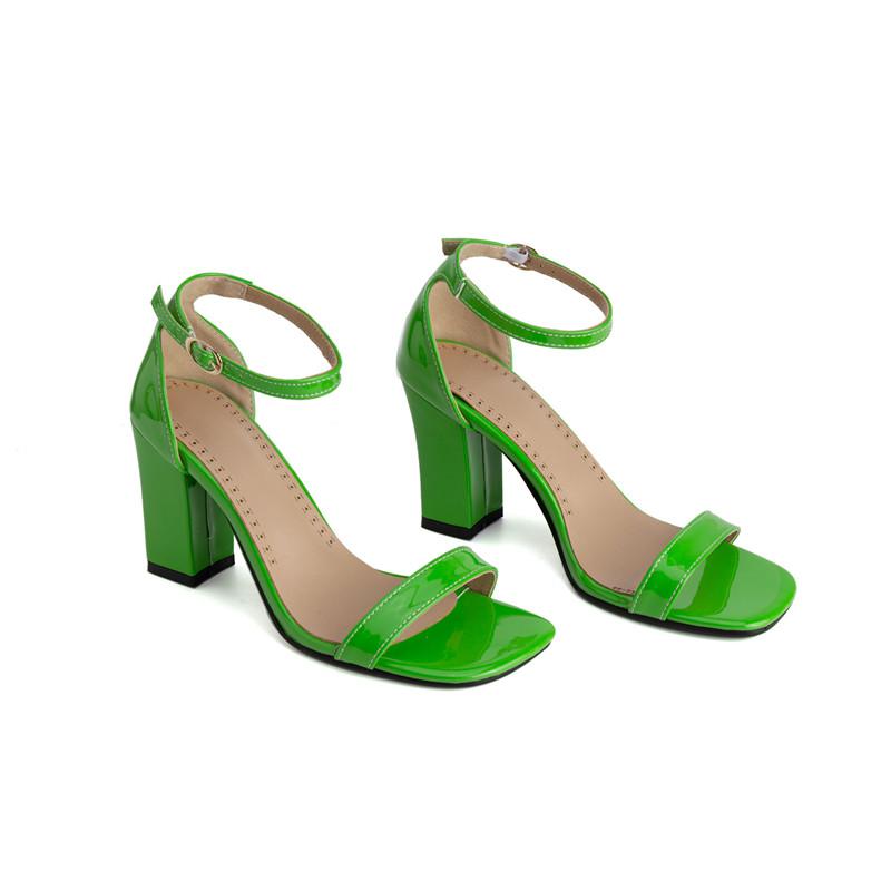 Sandales à talons hauts pour femmes été nouvelle collection sandales à plateforme à bout ouvert grande taille