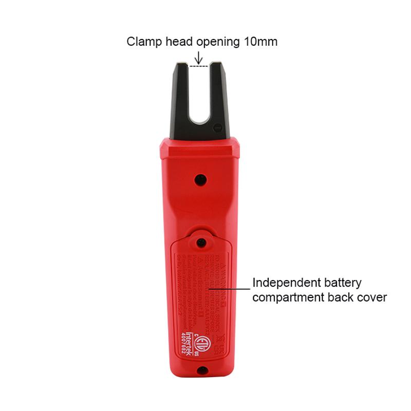 UNI-T UT256 60A AC DC Current Fork Meter True RMS Amperometric Clamp Meter Digital Ammeter NCV Test Electrical Instruments Tools