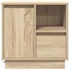 Nightstand 2 Pcs Sonoma Oak 50 X 34.5 X 50 Cm Engineered Wood