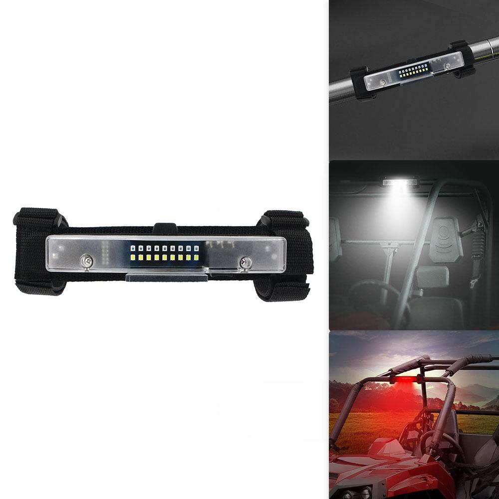 Universal Roll Bar Mount LED Work Light For UTV Polaris RZR XP Turbo Ranger General Can-Am Commander Defender Maverick Off Road