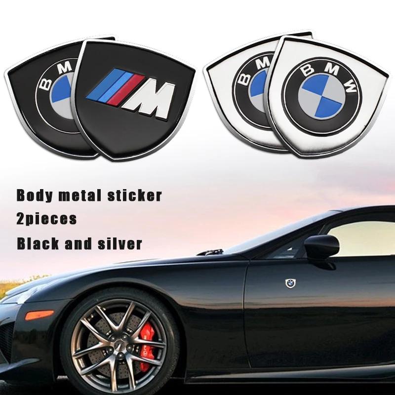 1/2 STUKS Auto Schild Carrosserie Kofferbak Stickers 3D Metalen Embleem Decal Auto Accessoires Voor BMW Performance F10 F20 F30 F40 E92 E91 G20 G30