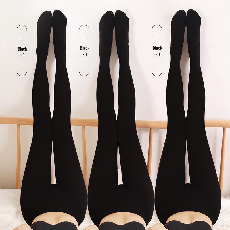 

Осенне-зимние антизацепочные суперэластичные бархатные колготки большого размера натурального телесного цвета для женщин 80D with Gusset, 85-150 lbs