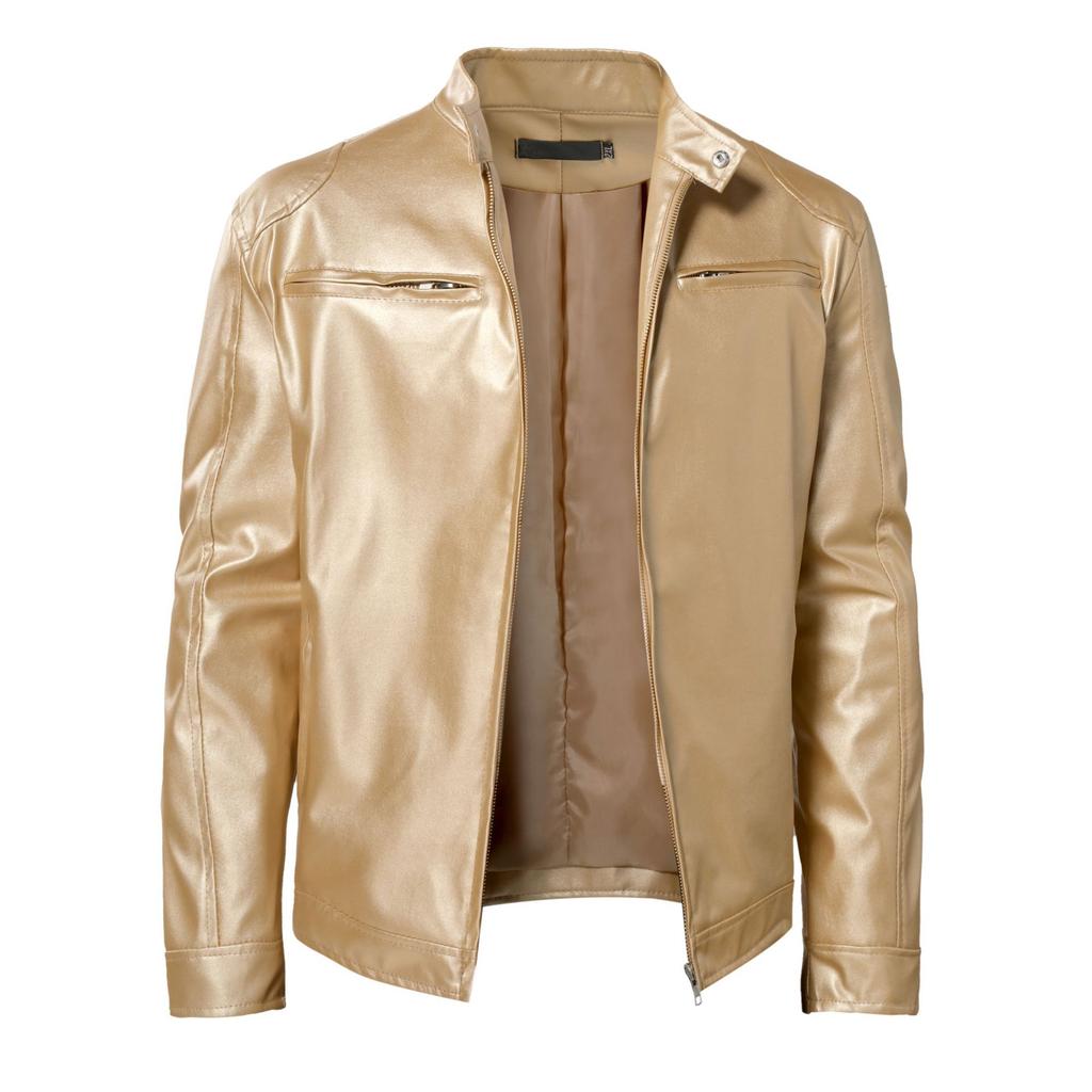 European and American performance dresses, gold sequined leather jackets, Korean nightclub men's clothing, master of ceremonies, studio stand-up coll