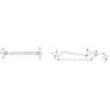 STAHLWILLE Combination Size Overall Length (Stahlwille) Wrench, 75° Offset, 10x13, 220mm, 20-10x13