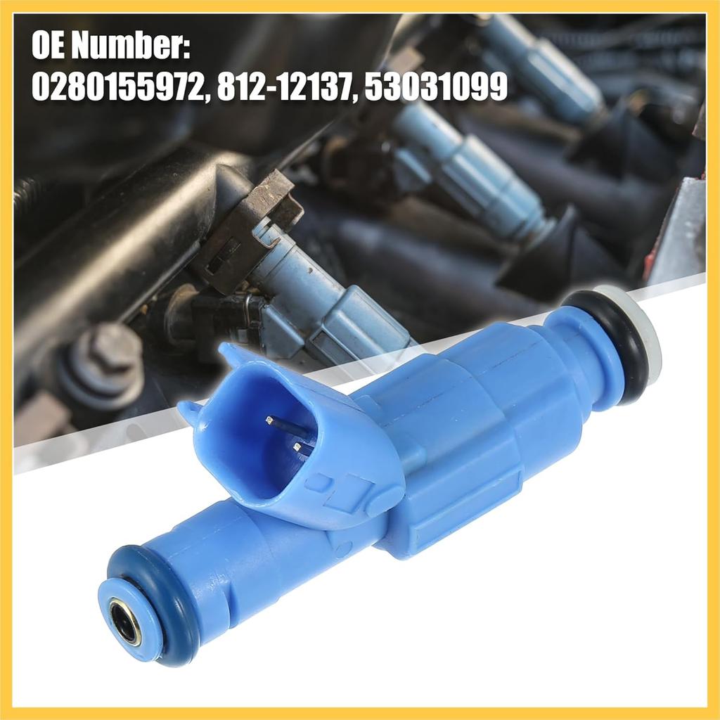 6pcs 0280155972 53031099 Fuel Injector for Jeep Liberty Renegade Sport 3.7L 2002-2003 for Dodge for Ram 1500 3.7L 2002-2003 Auto Replacement Parts