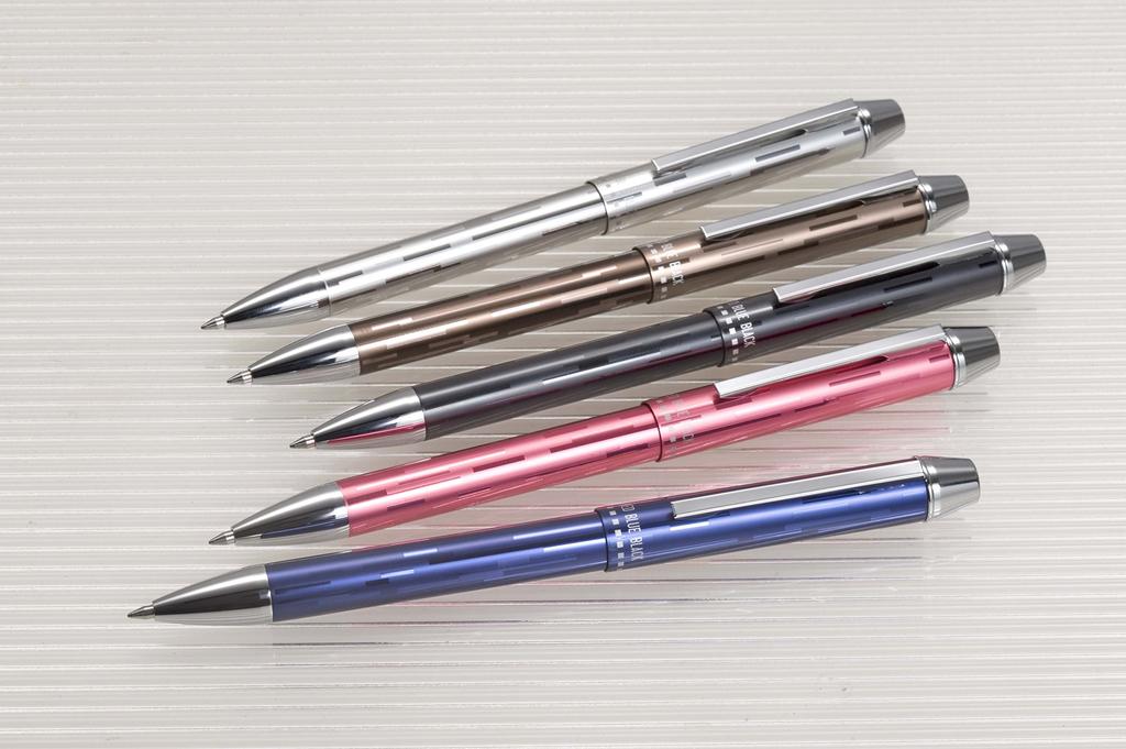 Sailor Fountain Pen Multi-Function Pen, 3 Colors + Sharp Metalino 4, Silver, 16-0222-219