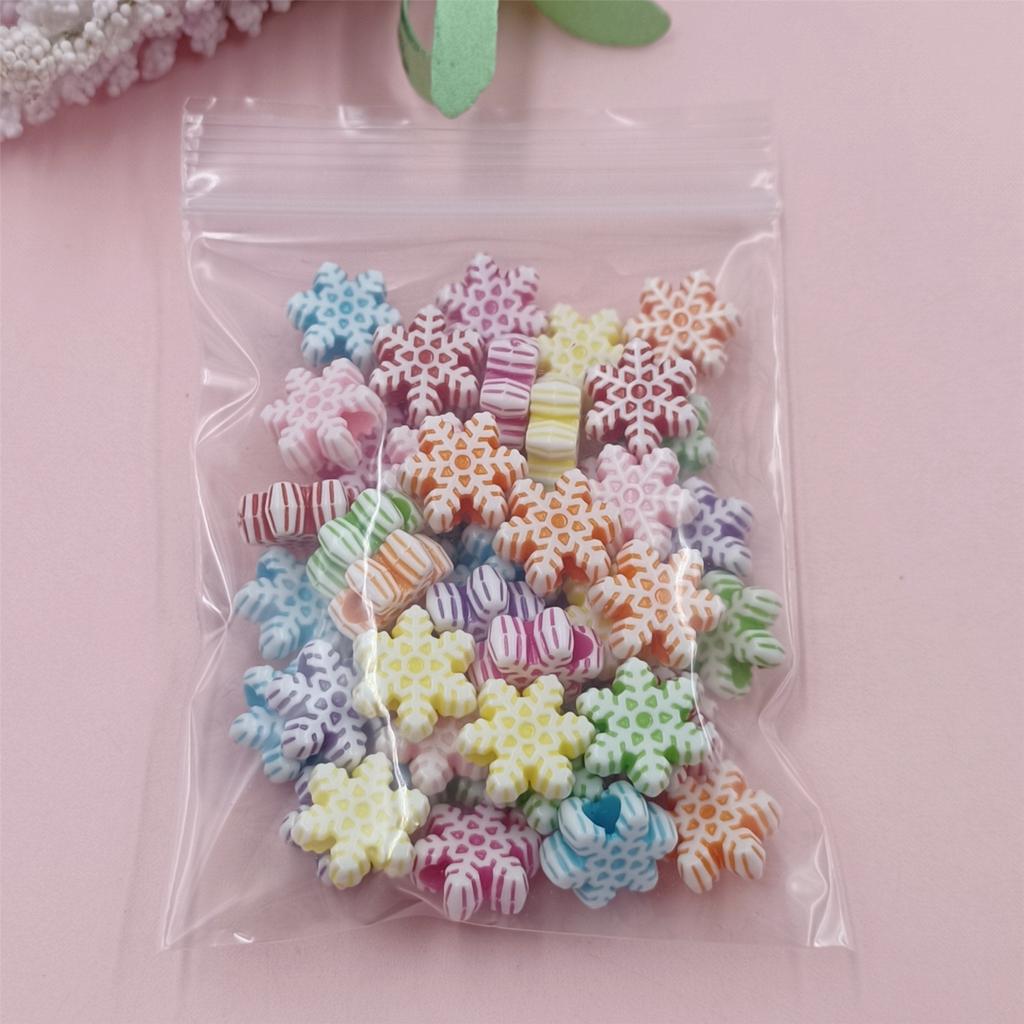 Articole de petrecere acasă Handmade DIY Colier Fulgi de zăpadă Cadouri pentru femei Fete Bijuterii acrilice Brățară 50 Buc Margele libere scoici Floare