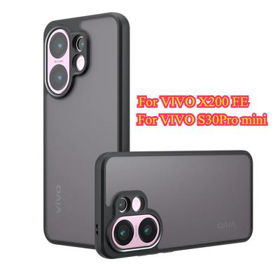 Matte Acrylic PC+TPU Case for VIVO X200 FE X200FE Luxury Shockproof Protect Transparent Hard Bumper Cover for VIVO S30 Pro Mini