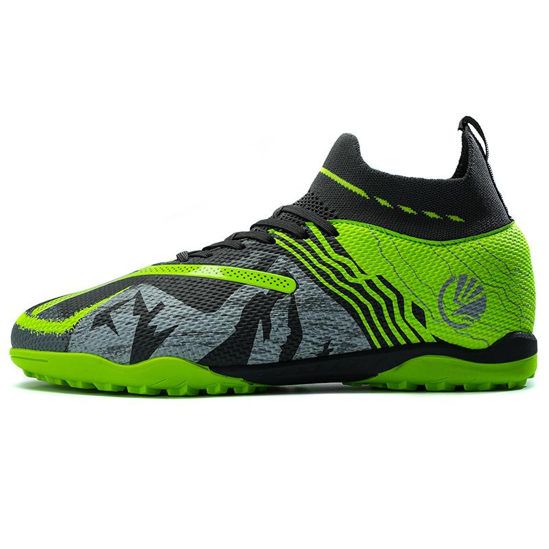 Men's High-top Sock Mouth Football Shoes Youth Sports Shoes Football Training Shoes Art Makeup Lawn Children Football Boots