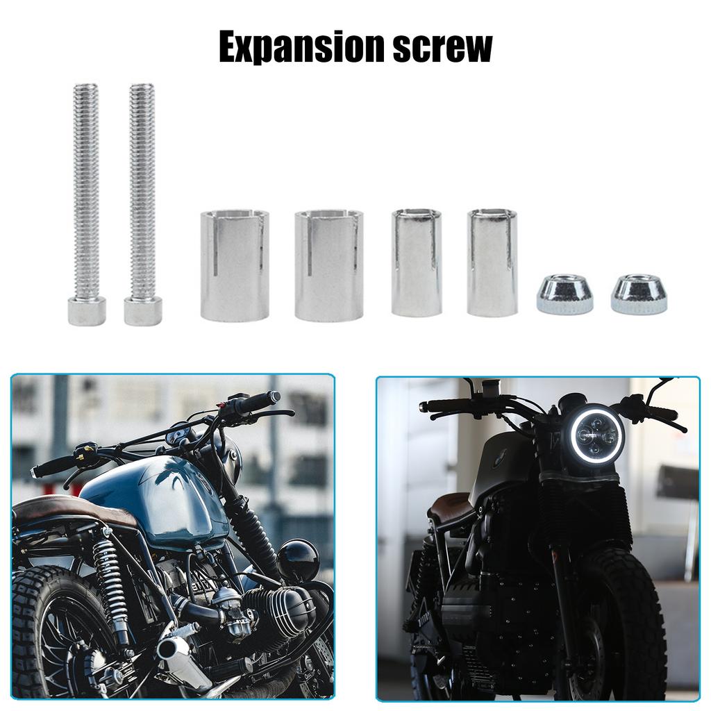 Motorcycle Modification 13-19mm Expansion Screw Handguard Handlebar End Plugs Screw for Most Motorbike Model